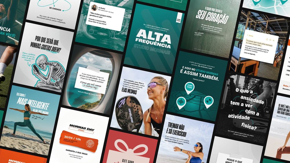 Studios Mormaii Fitness · Social media e campanhas