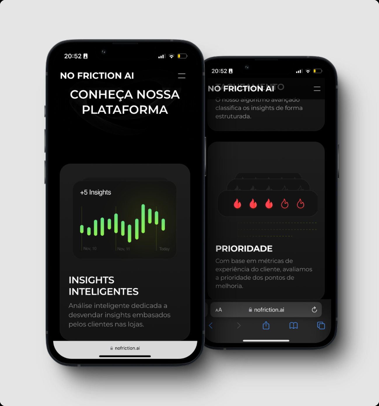No Friction AI no celular