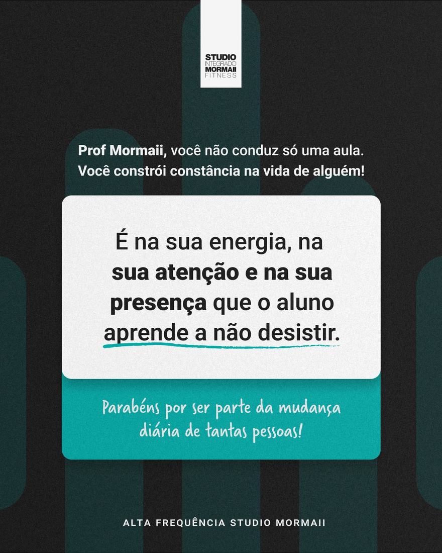 Post 6 de Alta Frequência, Studios Mormaii Fitness